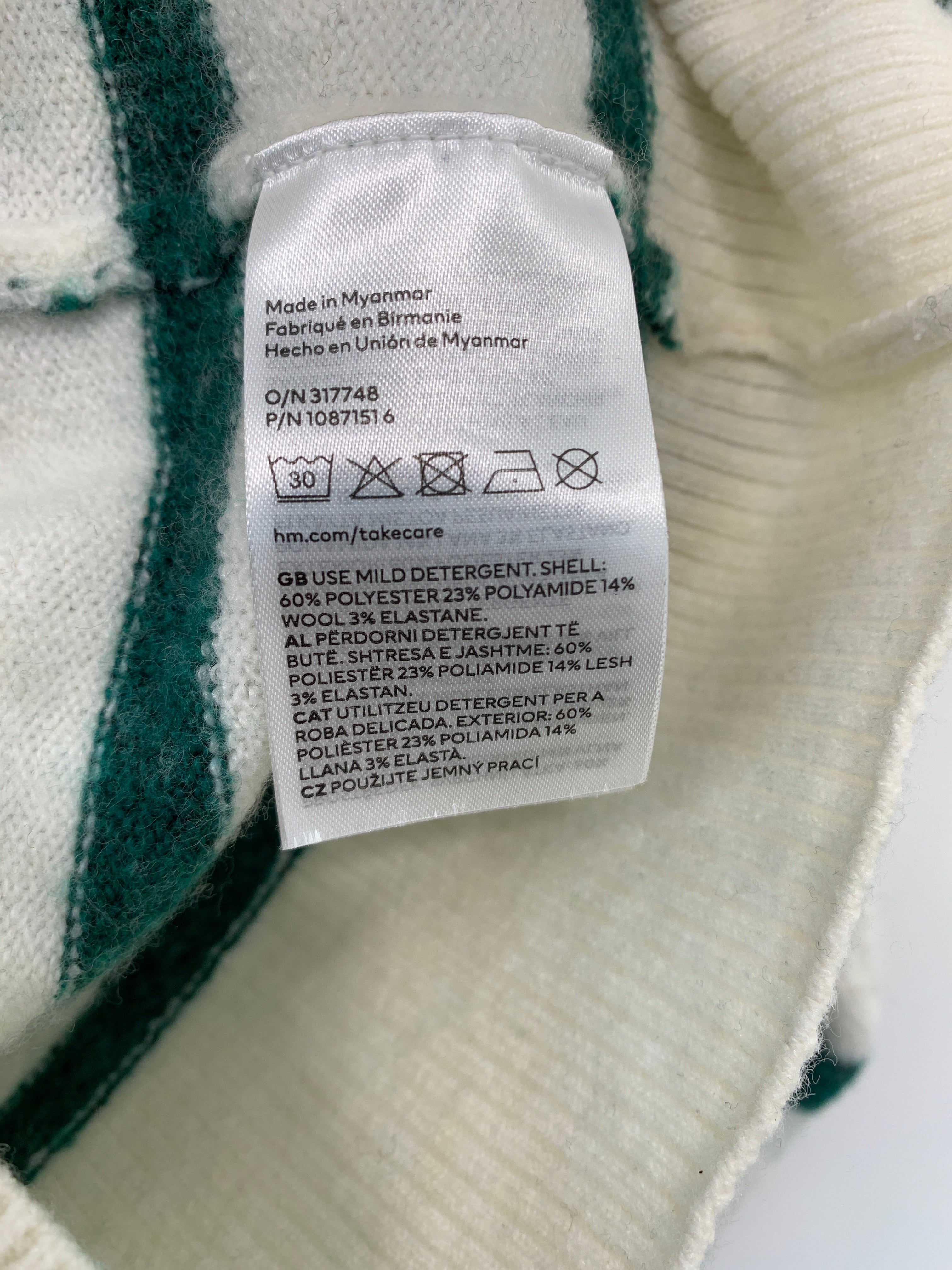 H&M Striktrøje